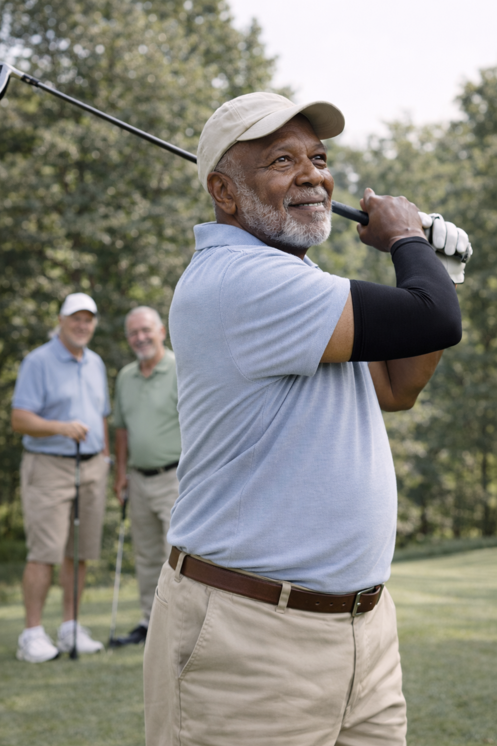 Pair of Compression Sleeves for Circulation Support